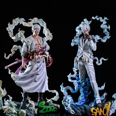 FT尼卡山治索隆双头雕海贼动漫动漫潮玩礼物周边GK手办模型摆件