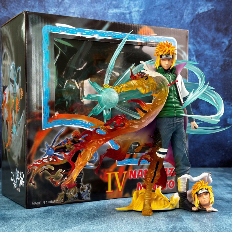 【全款】火影系列 EVIL 四代波风水门 秽土转生 螺旋丸gk手办模型