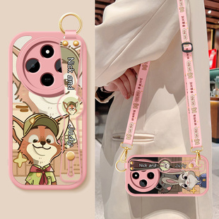 适用小米红米14c手机壳新款redmi14C硅胶软壳Mi14c镜头防摔全包保护套尼克朱迪2411DRN47C潮牌女腕带挂绳外壳