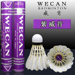 紫色威肯weiken 紫威肯羽毛球 耐打俱乐部团购批发球 WECAN 正品