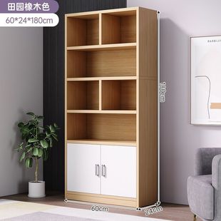 ZZMY182简易书架落地客厅置物架卧室收纳家用墙面柜子简约隔断办