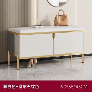 柜坐凳一体 换鞋 凳家用门口可坐式 简易进门室内小窄储物鞋 架轻奢鞋