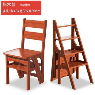 阶梯脚踏台踩脚凳梯凳实木折叠家用儿童凳子浴室防滑垫脚增高楼梯
