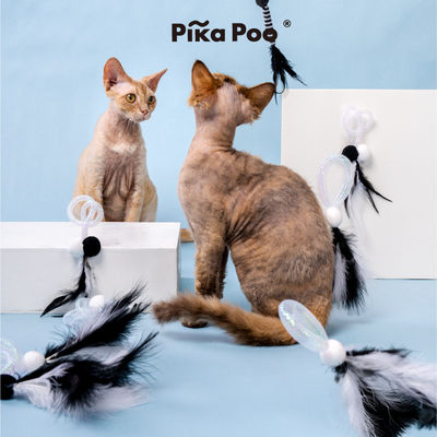 KUMFI COMFY X PIKA POO 颠倒黑白系列猫玩具 逗猫玩具 球形玩具