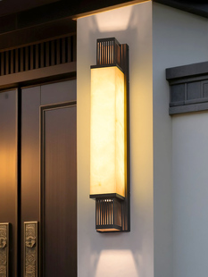户外防水壁灯别墅大门口柱子壁灯庭院室外灯轻奢法式户外柱子壁灯