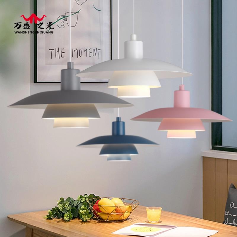 现代PH3铁艺吊灯移动摇臂奶茶店铺咖啡厅餐饮饭店丹麦商用升降灯