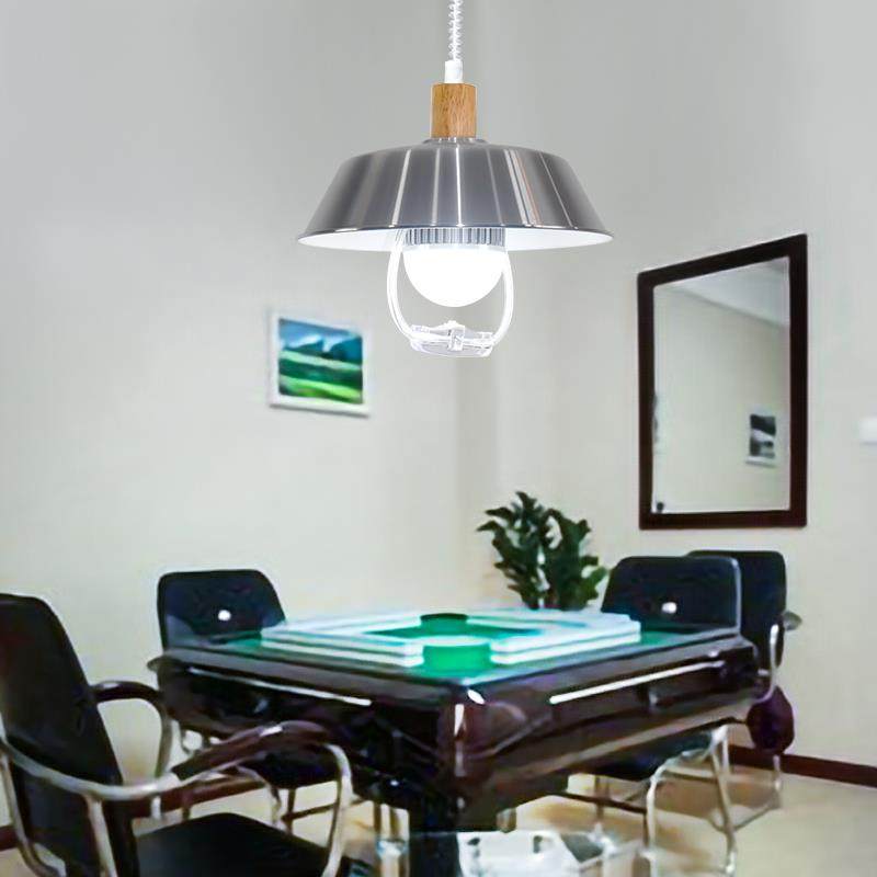 麻将灯升降吊灯棋牌室伸缩灯简约餐厅拉伸灯卧室床头书房小吊灯