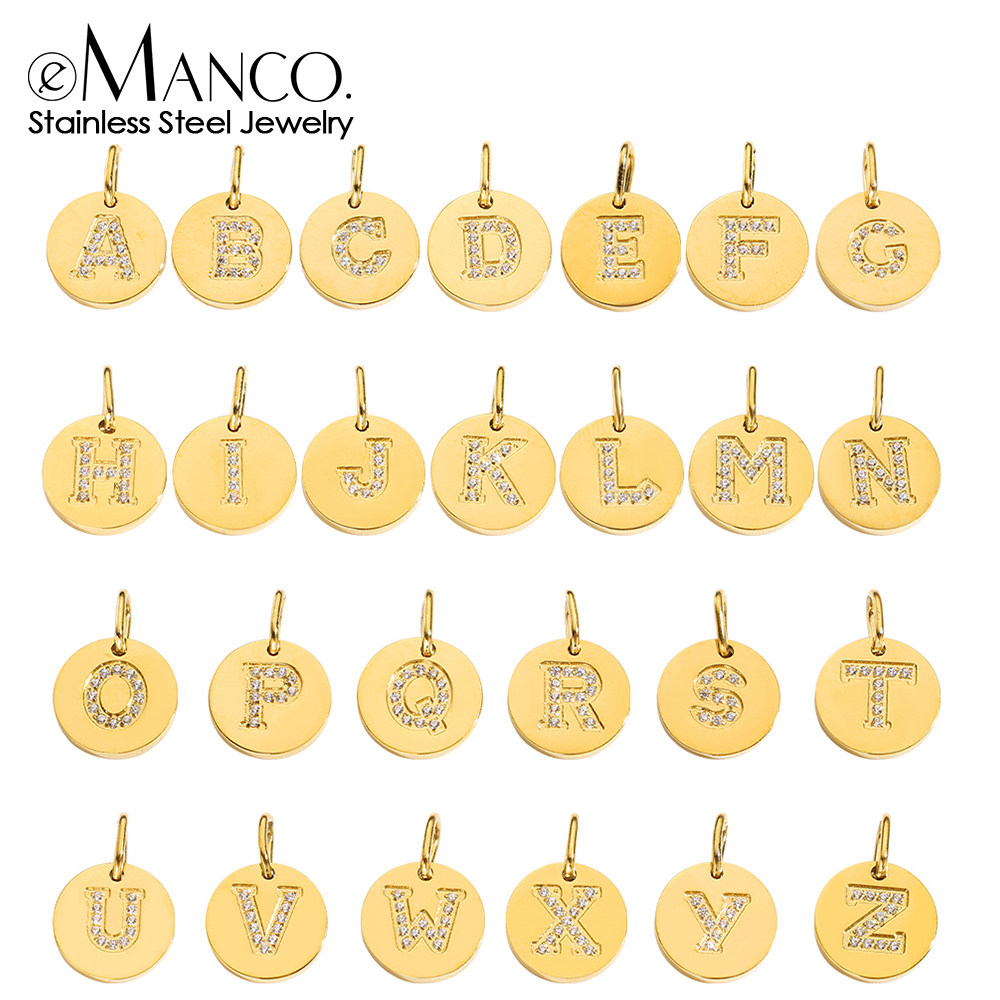 14K包金微镶锆石26个英文字母小圆牌吊坠DIY手链项链挂件饰品材料,饰品/流行首饰/时尚饰品新,其他DIY饰品配件,淘宝优惠券,粉丝福利购,淘宝优惠卷