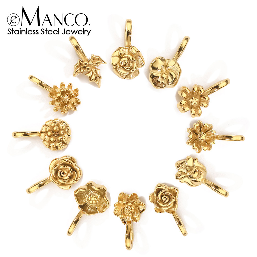 DIY手工项链吊坠材料钛钢配饰十二月幸运生辰花个性手链耳环挂件,饰品/流行首饰/时尚饰品新,其他DIY饰品配件,淘宝优惠券,粉丝福利购,淘宝优惠卷