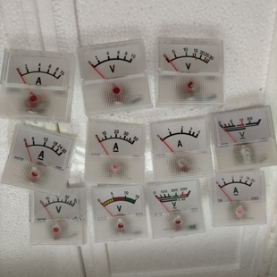 91C16-V-A交直流电压电流表充电机稳压器表头外尺寸40*40可配框