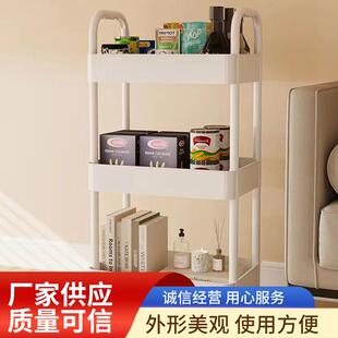 落地卧室零食架 小推车置物架厨房家用 移动浴室卫生间收纳储物架