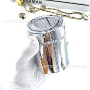 4451 密封煙灰缸簡(jiǎn)約家居煙灰缸 時(shí)尚 金屬光面煙灰缸