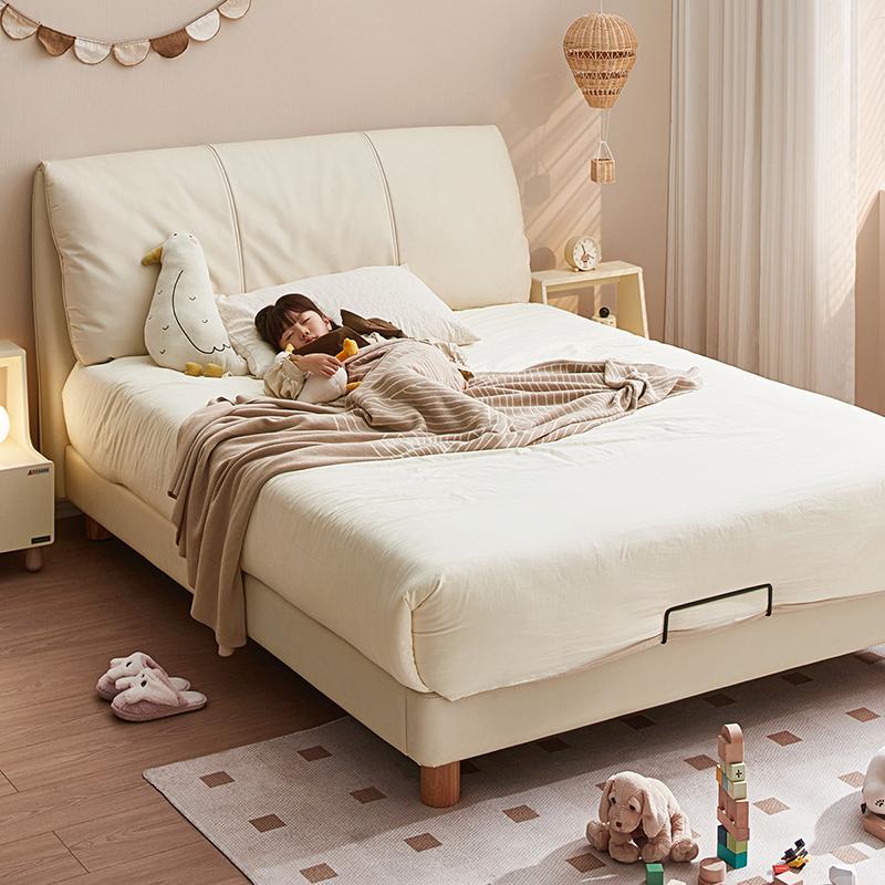全友家居儿童床简约皮床