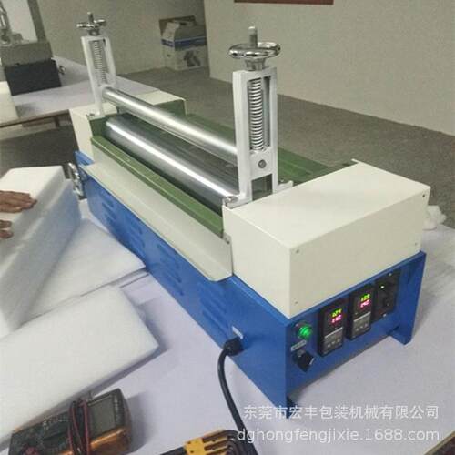 厂家现机供应HF-800双辊热熔胶机过胶机 珍珠棉上胶机过胶机