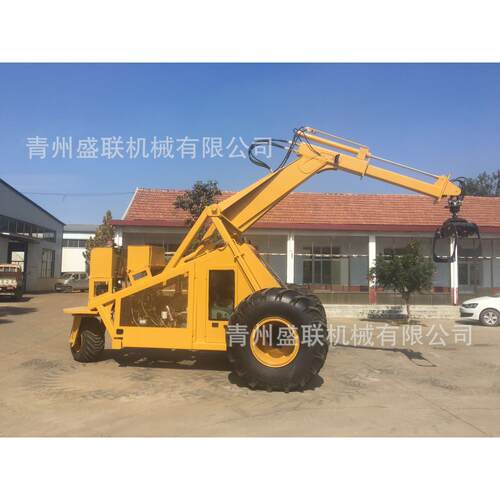贝尔款甘蔗装载机，三轮抓木机 山工厂家
