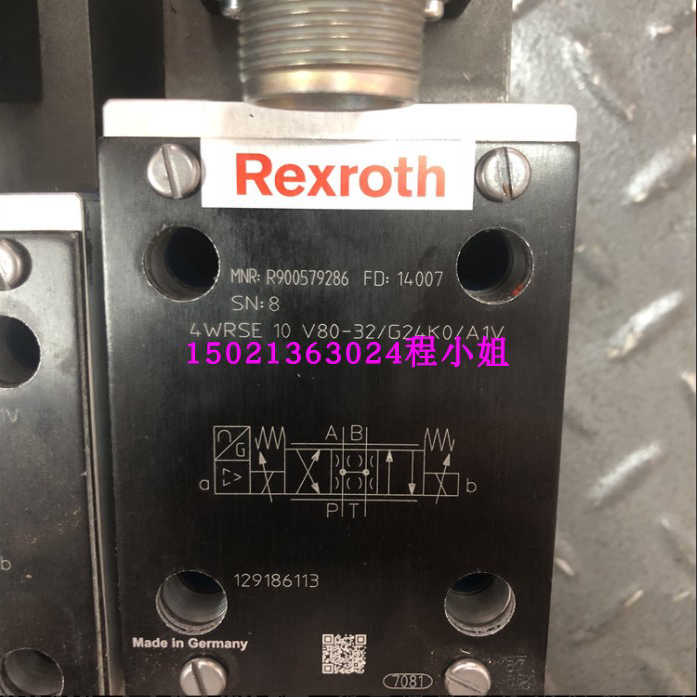 R901066145 4WS2EM10-5X/75B11ET315K8DV力士乐伺服阀