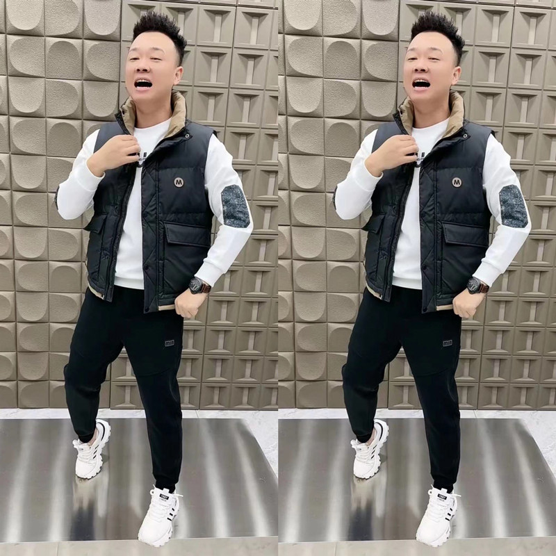 2024年秋冬季新款男士百搭棉服马甲外套上衣宽松休闲潮流韩版简约,男装,棉衣,淘宝优惠券,粉丝福利购,淘宝优惠卷