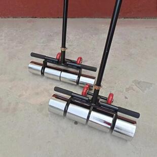 PVC塑胶地板铺设工具不锈钢滚轮压器压辊50KG公斤压实工具30公斤