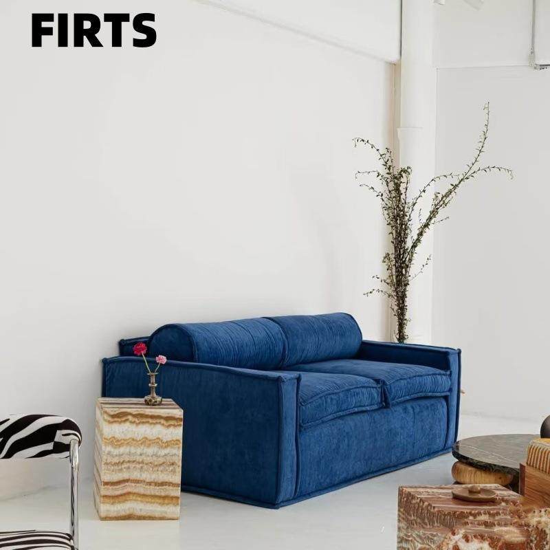 小众款设计师多巴胺配色蓝色灯芯绒休闲慵懒风小户型布艺客厅沙发,玩具/童车/益智/积木/模型,其它,淘宝优惠券,粉丝福利购,淘宝优惠卷