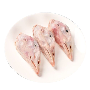 天照新鲜冷冻大鹅头2斤装优质散养鹅脑袋家用饭店食材