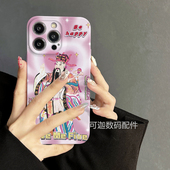 14pro菲林壳xrs卡通创意个性 适用于iphone17promax苹果12手机壳华为小米happy财神爷新款 高级感11防摔软壳