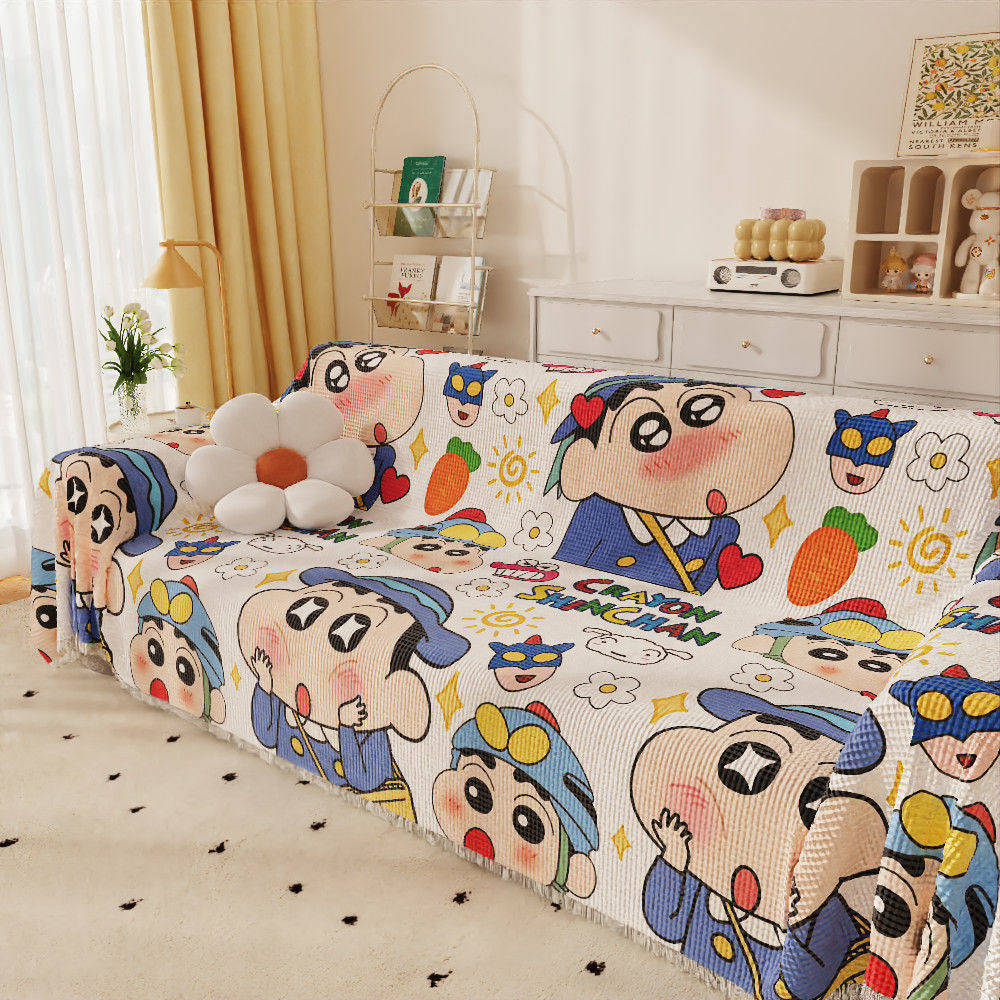 复古格子沙发盖布巾四季通用2026新款一整张全盖防滑沙发套罩坐垫