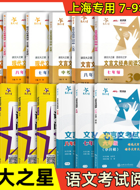 交大之星初中语文古诗文阅读考试阅读文言文现代文经典阅读300题初一二三年级上下册中考篇七八九年级古文古诗词训练辅导考试资料