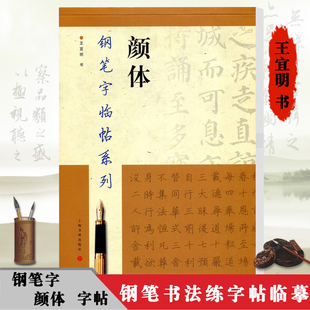 2023新版现货 颜体钢笔字临帖系列 繁体硬笔钢笔书法练字帖 颜真卿多宝塔碑勤礼碑成人学生硬笔书法练字帖书籍 上海书画出版社正版