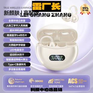 瑞禾科技蓝牙耳机耳机年新款无线夹耳开放式骨传导商务男女通用风