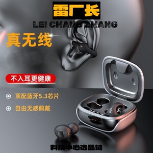 瑞和蓝牙耳机新款耳夹式蓝牙耳机无线不入耳降噪超长续航运动跑步
