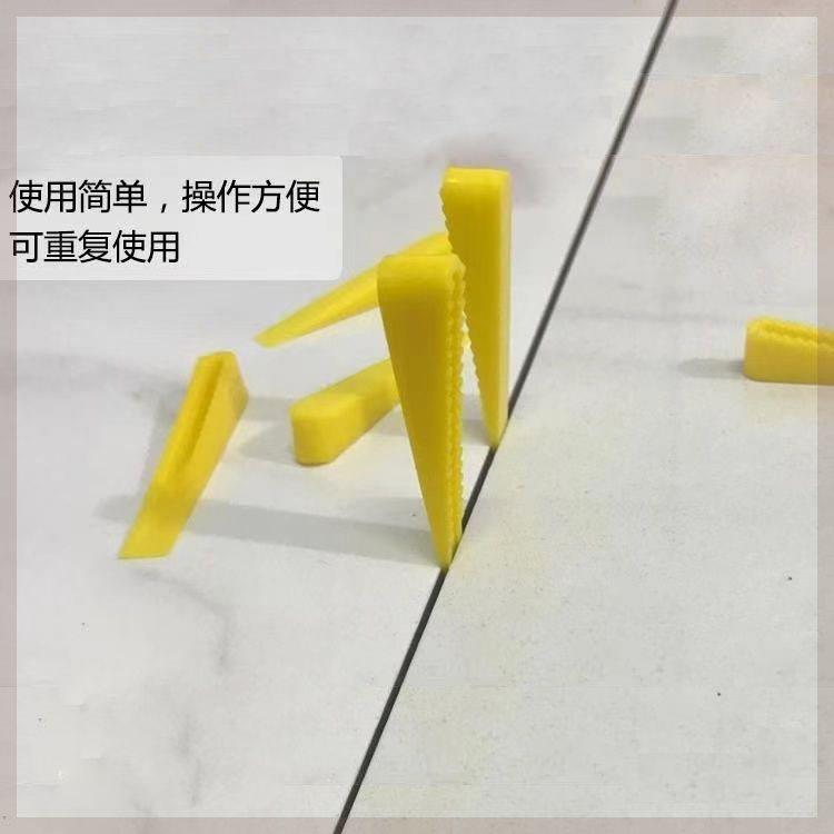 调缝瓦工楔子优质铺贴塑料楔形隔片小垫片找平器贴墙直角大头塞子