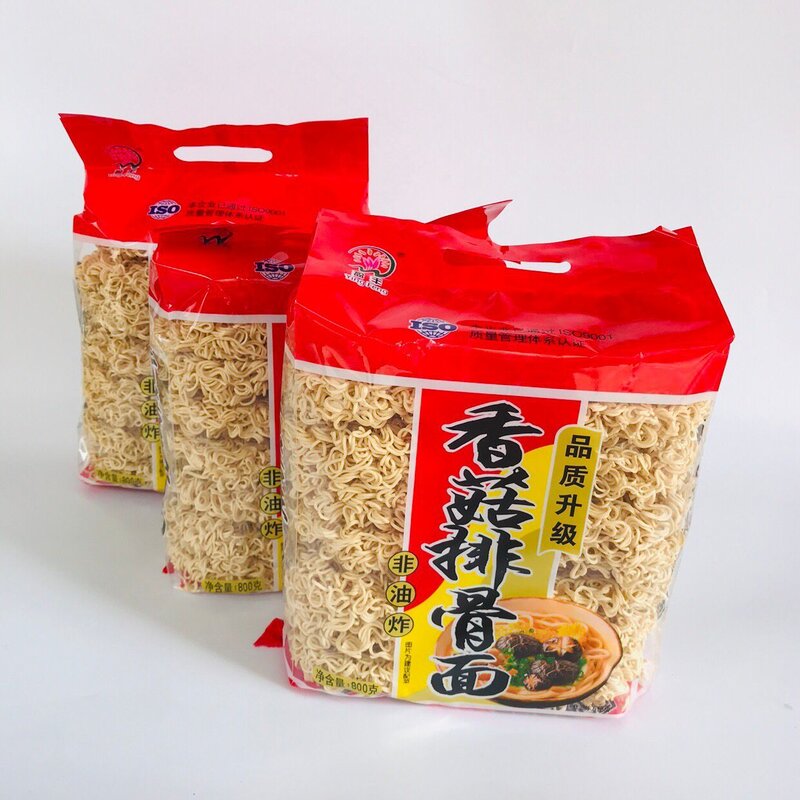 盈丰香菇排骨面 非油炸方便面 炒面早餐面 火锅面条800克