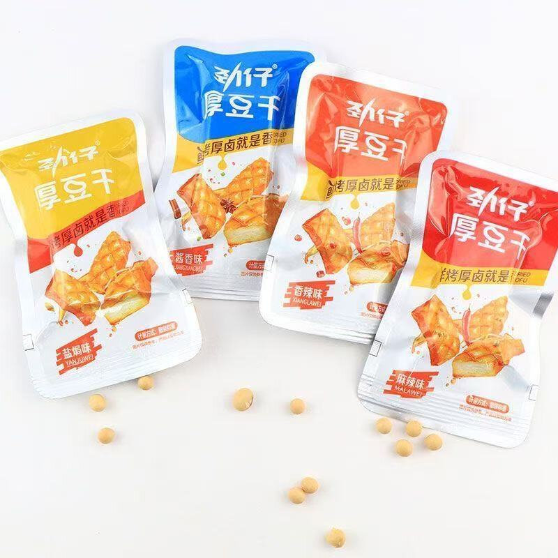 劲仔散装厚豆干湖南特产麻辣香辣休闲零食解馋豆腐干