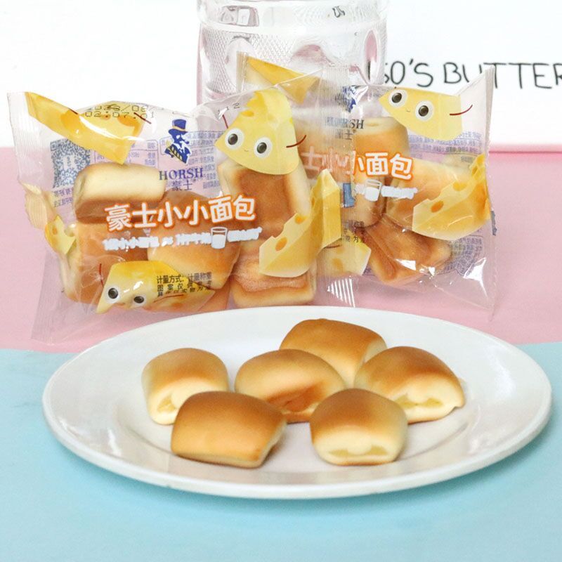 7月豪士小小面包整箱网红充饥夜宵早餐口袋蛋糕休闲零食品小吃