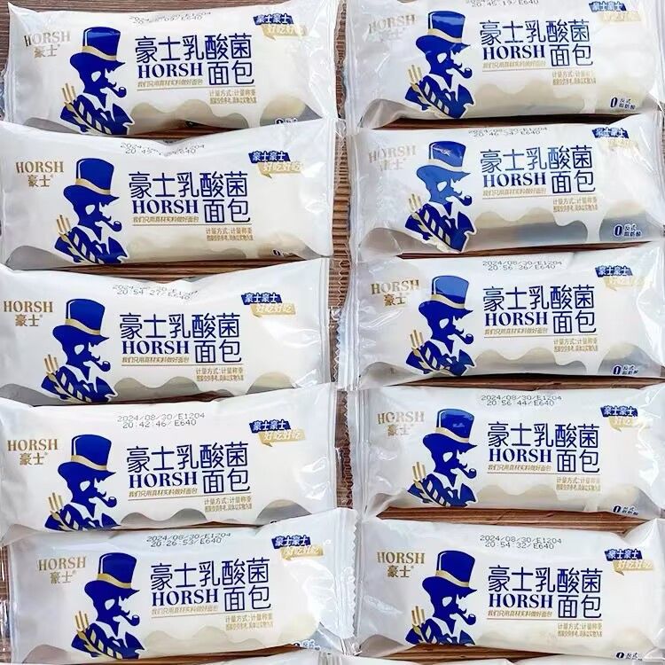 7月豪士乳酸菌面包小口袋夹心营养早餐代餐蛋糕休闲整箱零食