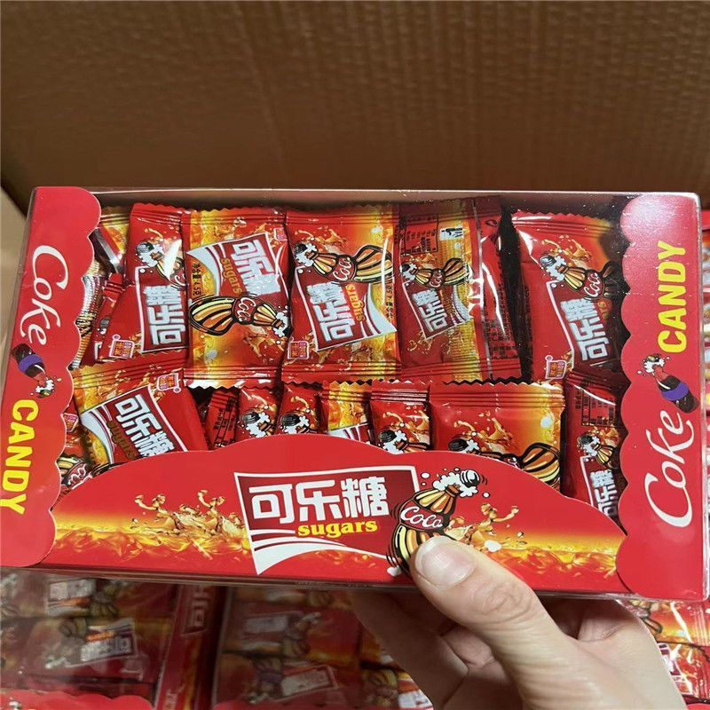 南渠 可乐糖 可乐味奶糖 软糖 童年小零食休闲食品整盒装