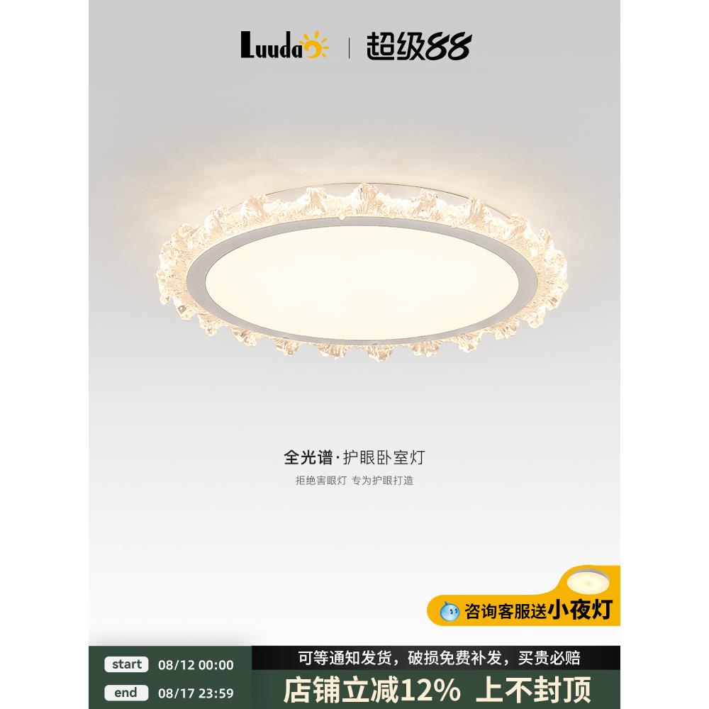 2025新斯堪的纳维亚风格现代简约大气的家庭卧室吸顶灯创意时尚Le