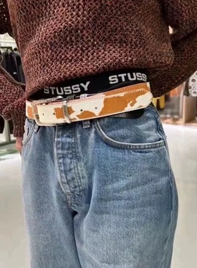 2025新款Stu风自制马毛轻奢个性简约y2k多色奶牛纹小毛绒百搭