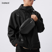 inateck男士 斜挎包通勤胸包运动腰包休闲单肩包机能新款 男包便携