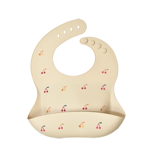 宝宝硅胶围兜ins婴儿喂饭辅食围嘴轻薄儿童防水饭兜用餐吃饭神器