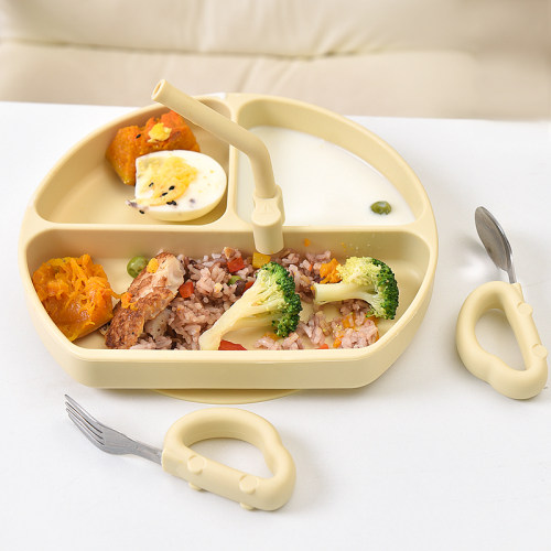 吸得住餐具暖恩馨贝食品级硅胶