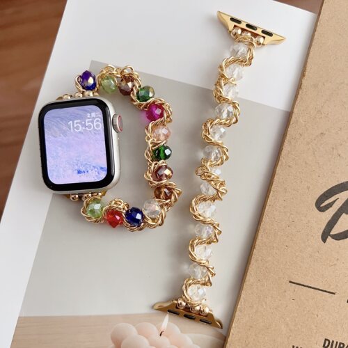 新款适用苹果手表表带iWatch11显白applewatch10夏SE2弹力带S98女