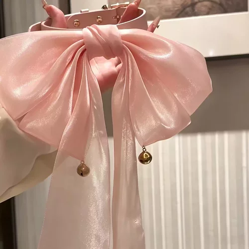 丝带蝴蝶结项圈裙子配饰送女朋友
