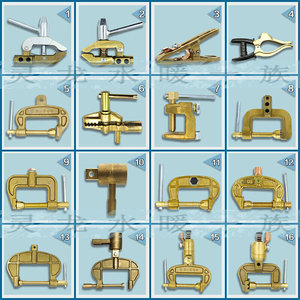 全铜电焊机氩弧焊机接地导线接地夹接地钳300A-2000A大功率接地夹