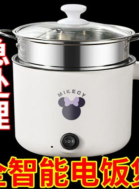 德国一体电煮锅多功能小型电饭煲家用电火锅学生宿舍电炒锅电热锅