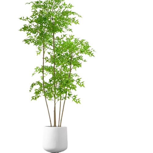南天竹仿真绿植轻奢假花树u仿生植物室内大型装饰客厅盆栽落地摆