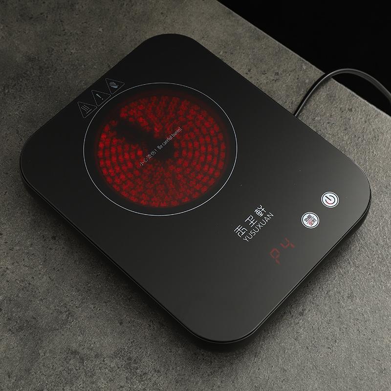 110V-220V出口跨境款迷你超薄电陶炉煮咖啡煮摩卡壶煮细嘴手冲壶
