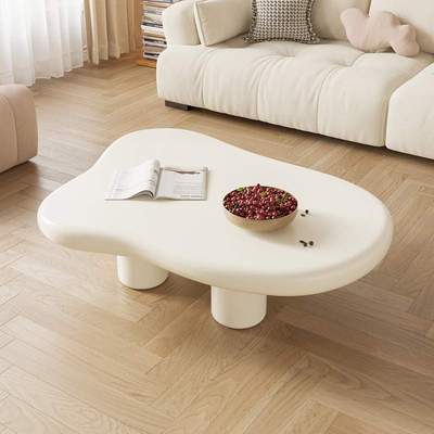 北欧现代简约云朵茶几客厅家用小户型异形茶桌新款奶油风网红桌子