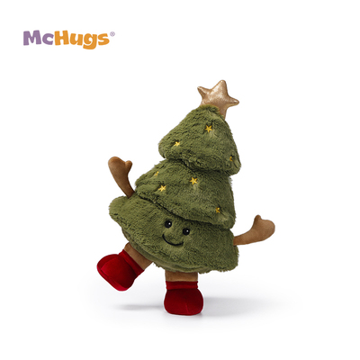 McHugs圣诞节长绒星愿圣诞树玩偶