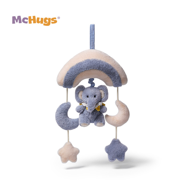 McHugs星星象彩虹音乐拉铃推车摇铃儿童玩具宝宝安抚娃娃玩偶礼物,玩具/童车/益智/积木/模型,毛绒/玩偶/公仔/布艺类玩具,淘宝优惠券,粉丝福利购,淘宝优惠卷